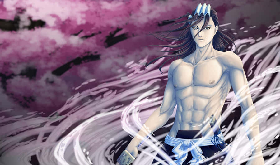 ByakuyaKuchiki, um guerreiro habilidoso e líder do clã Kuchiki.