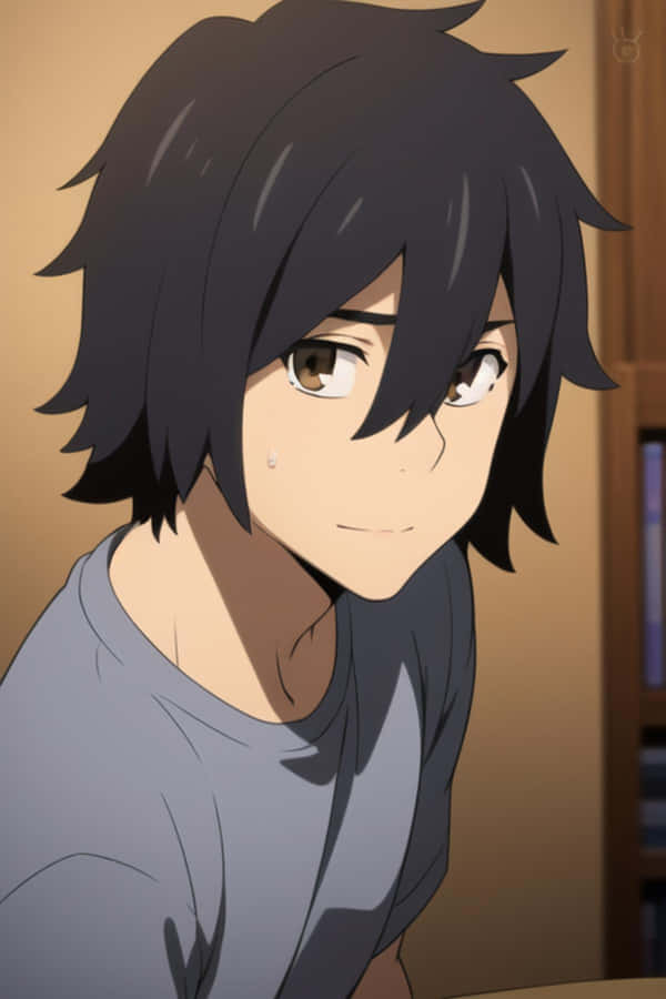 Anohana Jinta Yadomi lächelt