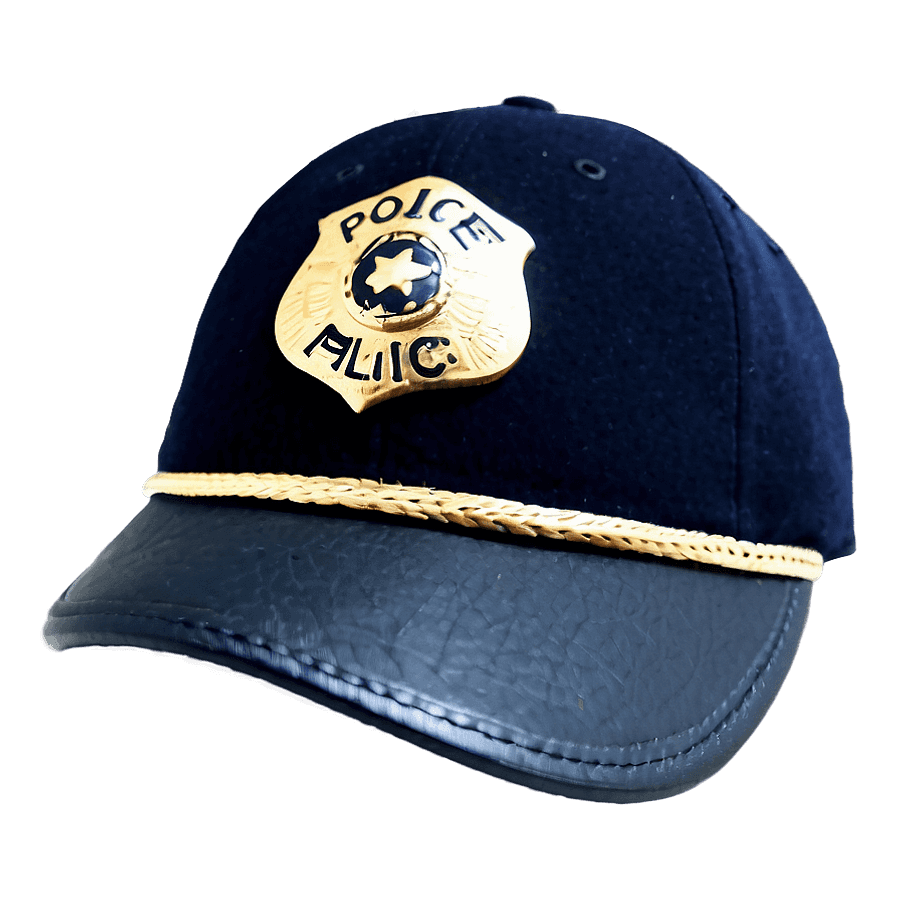 Police Hat Front View PNG 05252024