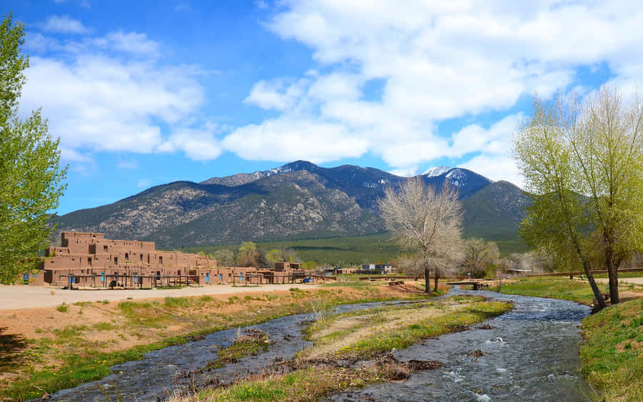 Rio Pueblo de Taos in Taos Pueblo.