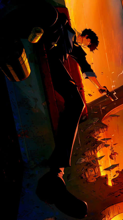 Silhouette al Tramonto_ Cowboy Bebop