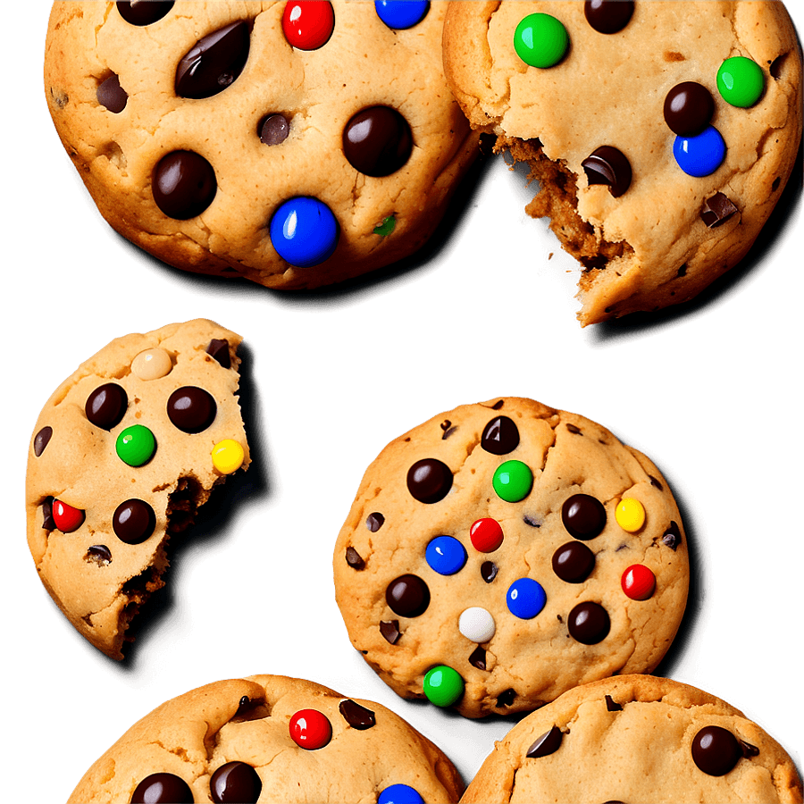 M&M Chocolate Chip Cookie PNG 05252024