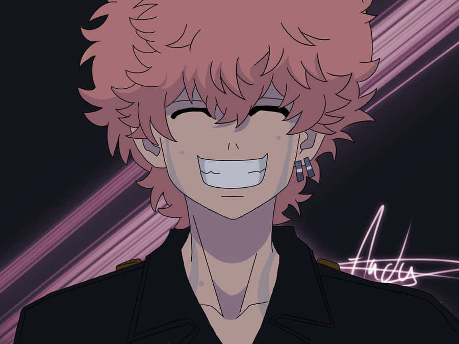 TokyoRevengers-profilbillede med et smil.