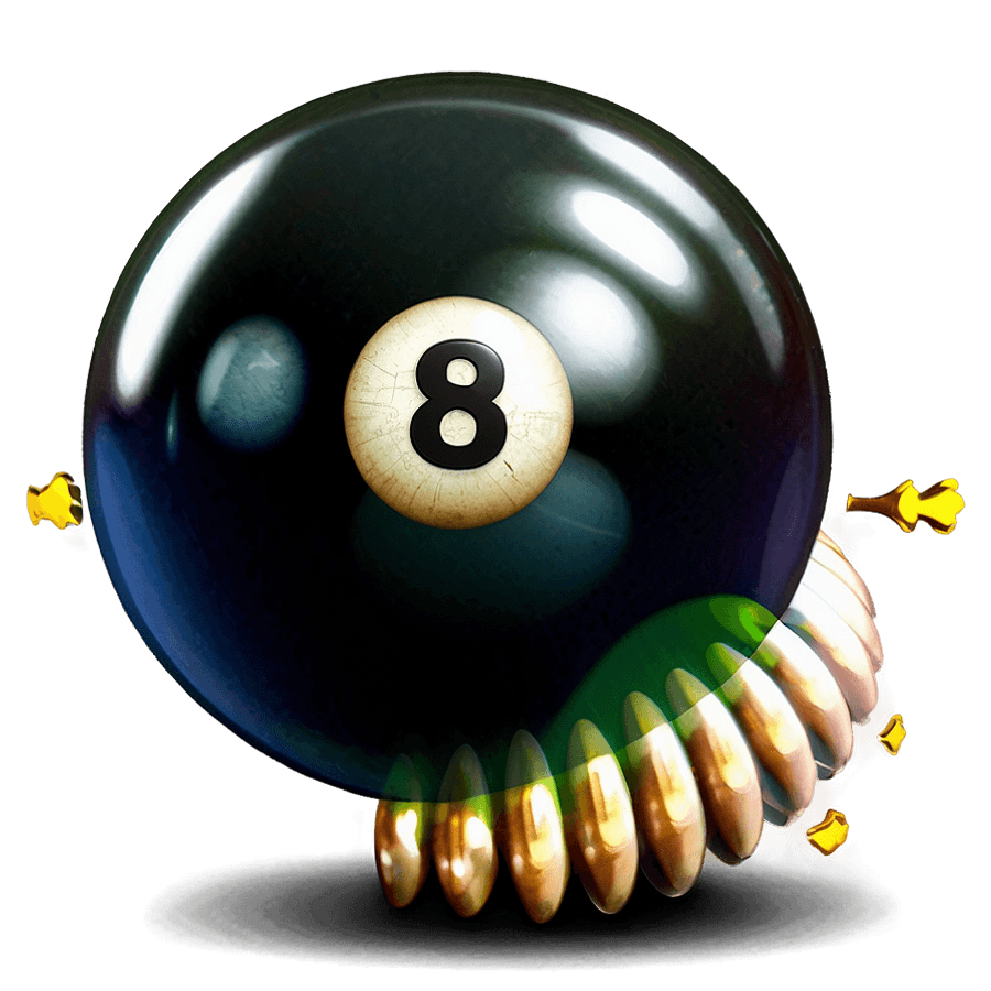 Shiny 8 Ball PNG smo
