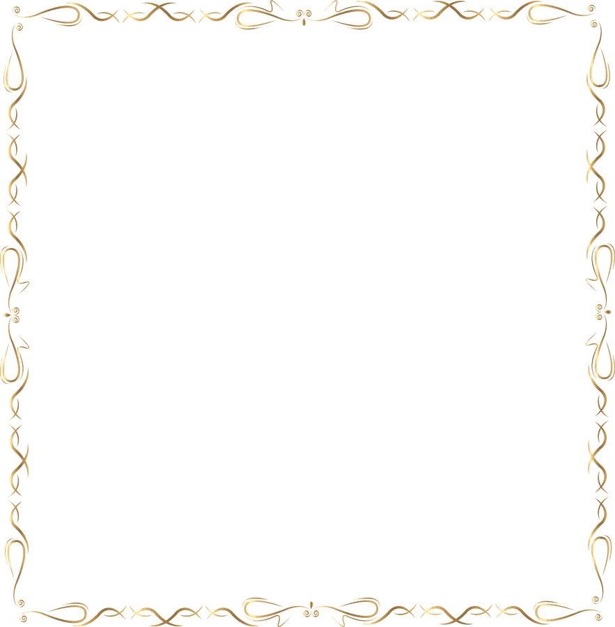 Golden Frame Border Design