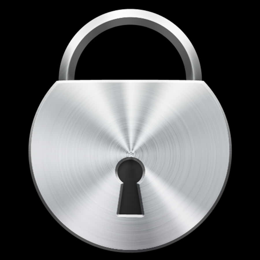 Silver Padlock Graphic