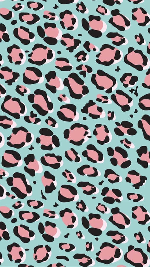 Stampa di Cheetah in Estetica Pastello