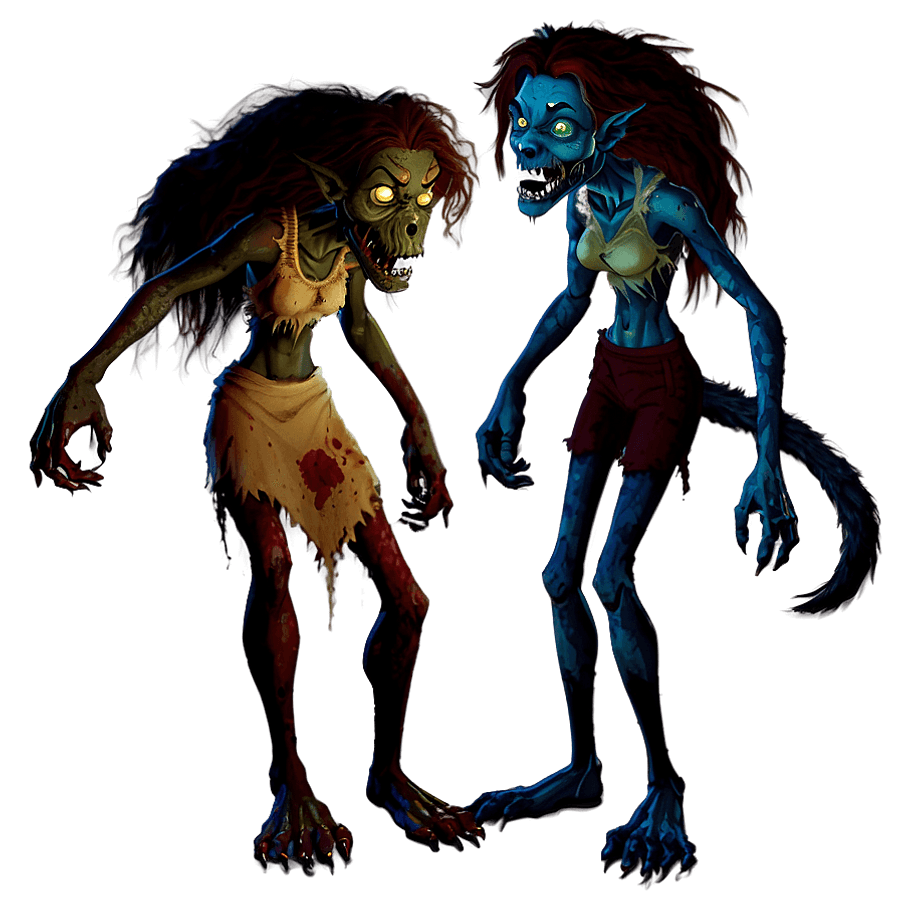 Disney Zombies Werewolf Sisters PNG viv51