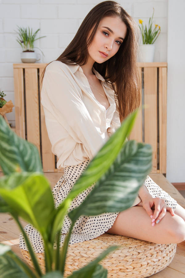 Asian Woman Fashion Model