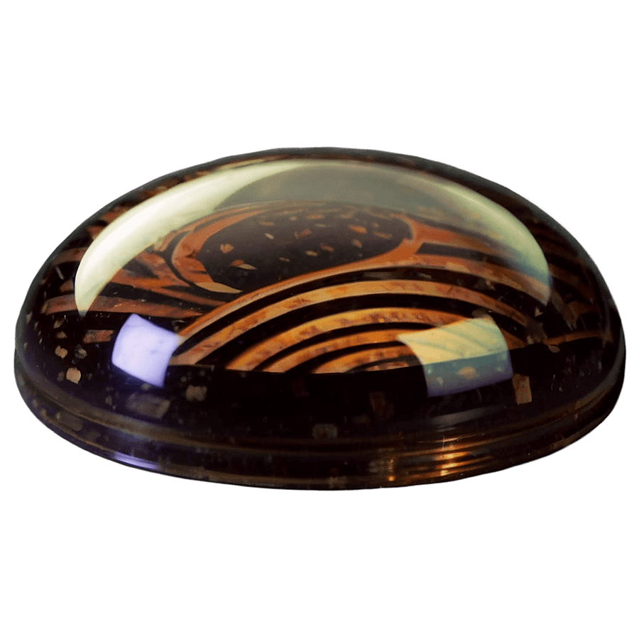 Glass Dome Paperweight PNG 06282024