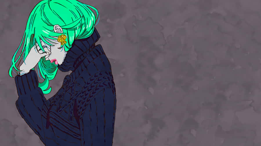 Personagem de Anime Envergonhado Facepalm
