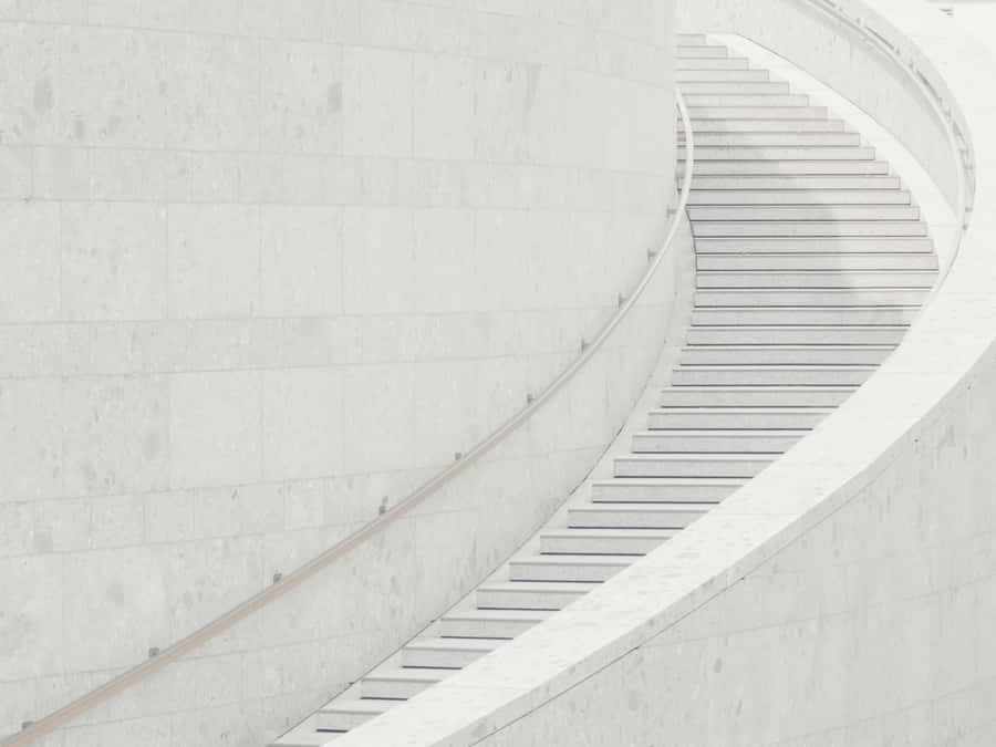 Pure White Steps