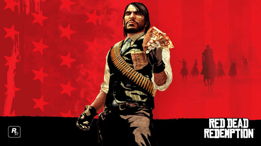 Layoutde Fundo Animado Paisagem de Red Dead Redemption 2 de 1920x1080