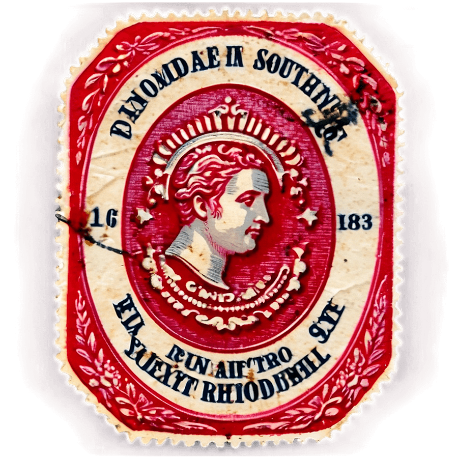 Vintage Stamp Emblem PNG 06282024