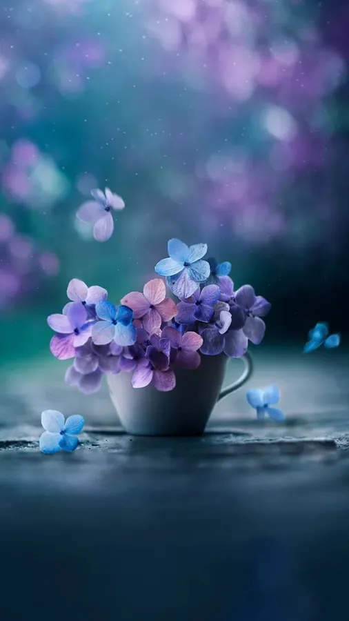 Teal Flower