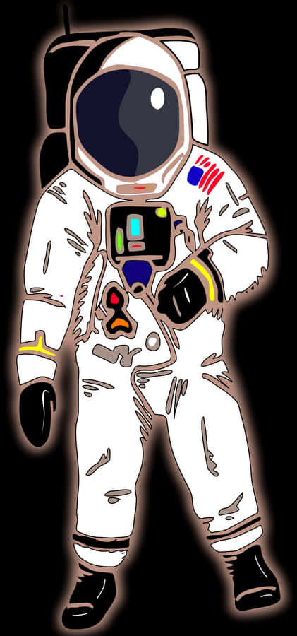 American Astronaut Clip Arts - Astronaut Cartoon Gif Transparent, HD Png Download