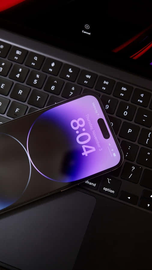iPhone14 Pro Max Viola su Tastiera