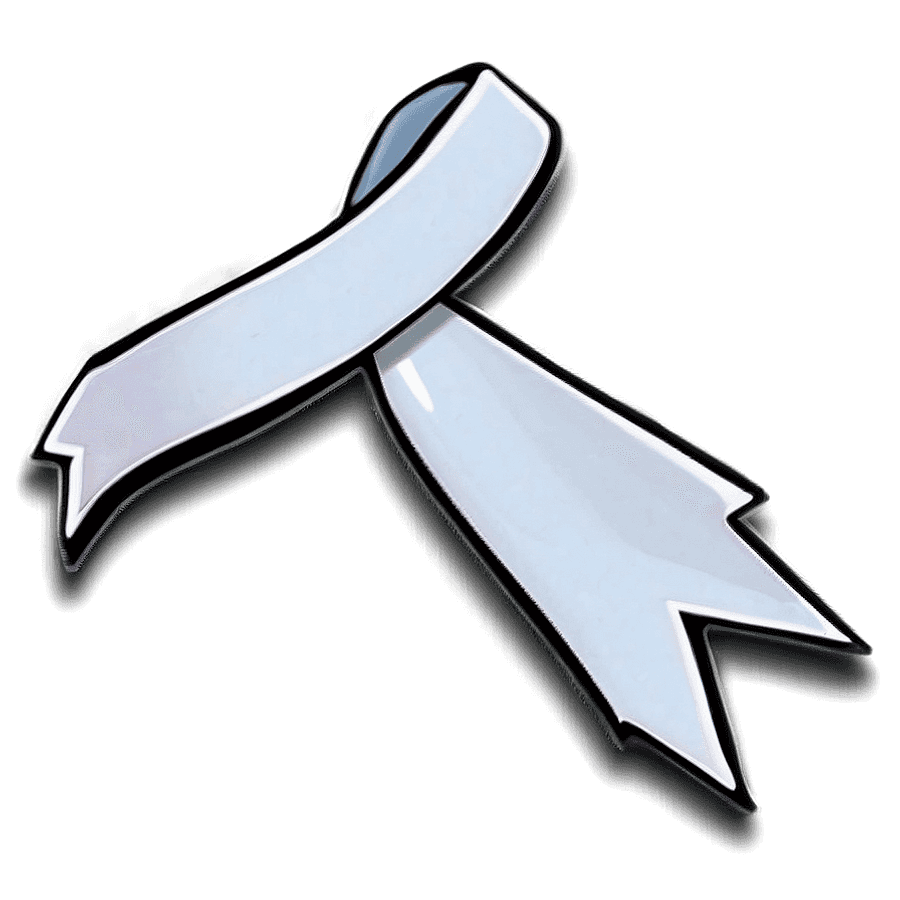 Lung Cancer Warrior Ribbon PNG fhu