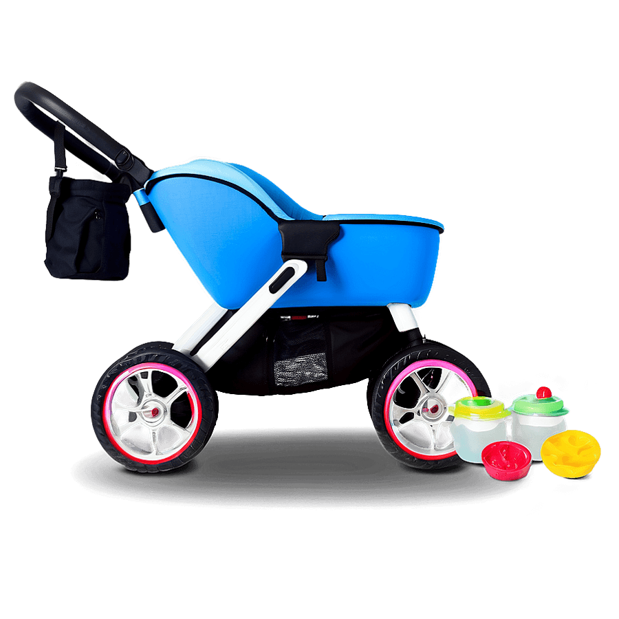 Baby Stroller Cart PNG 05252024