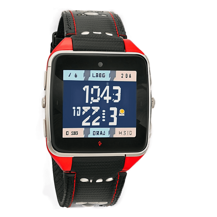 Solar Powered Smartwatch PNG 06242024