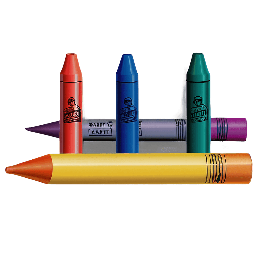 Drawing Crayon Variety PNG 05242024