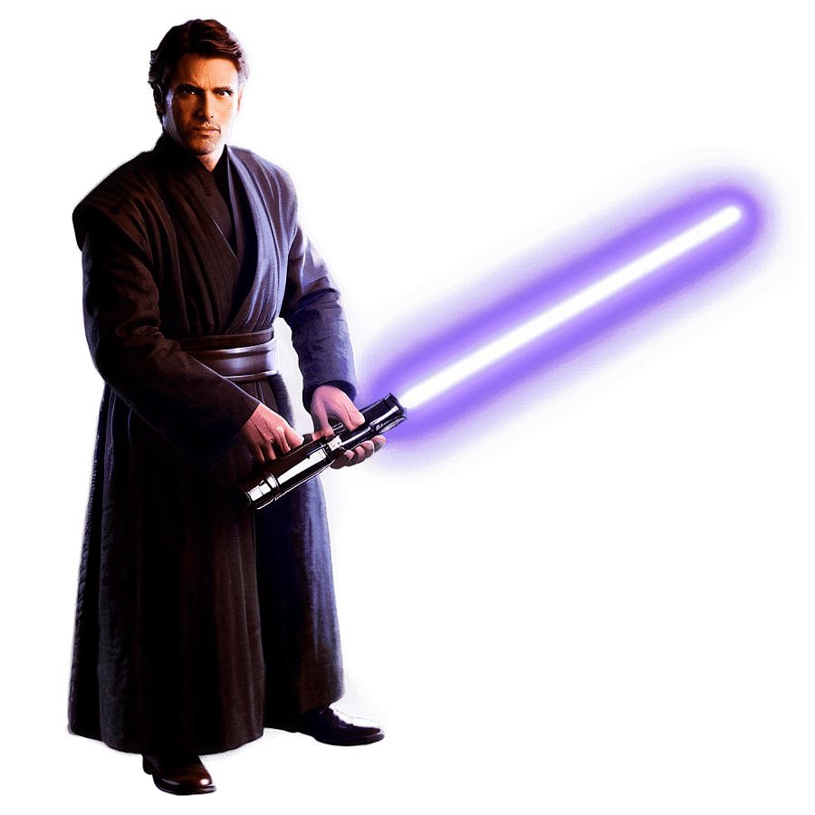 Epic Purple Lightsaber PNG 06202024