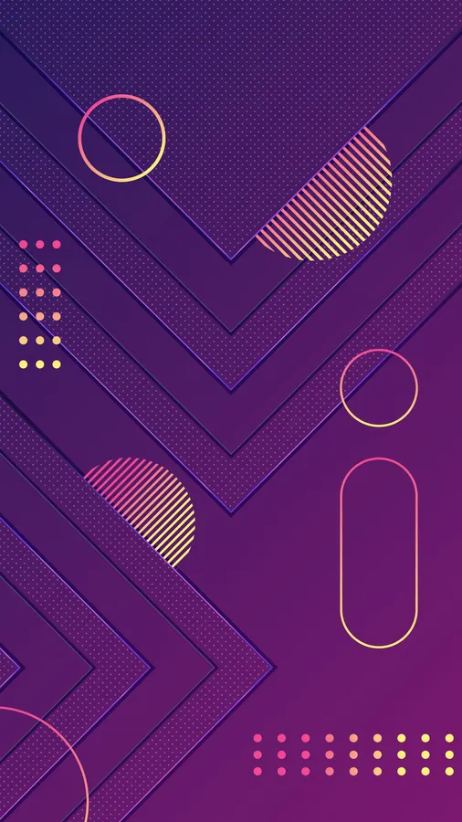 Google Pixel 4k Purple Triangular Patterns