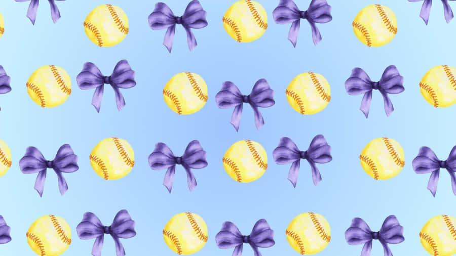Preppy Softball Mönster
