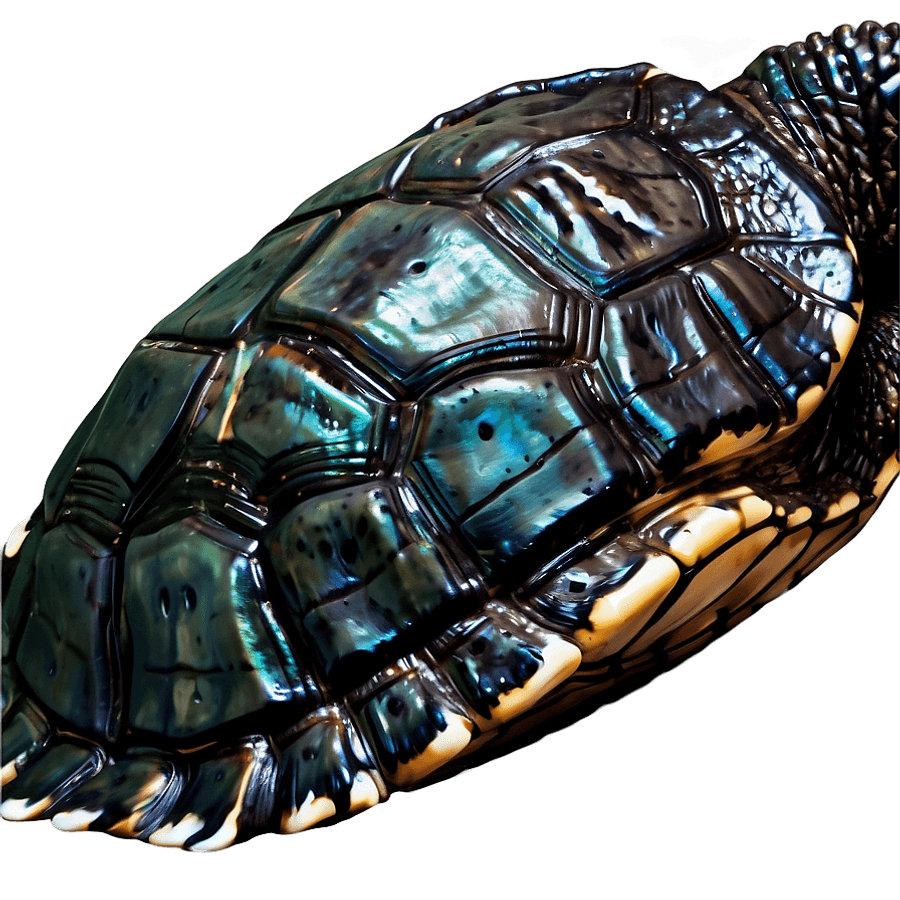 Giant Leatherback Turtle Close-Up PNG 23
