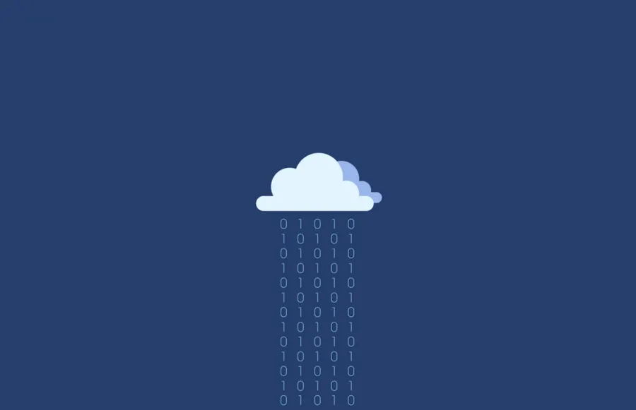 Cool Simple Binary Code Rain