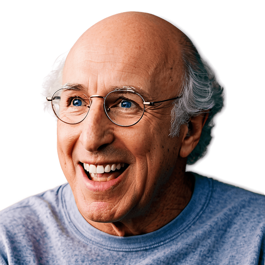Larry David Laughing PNG 43