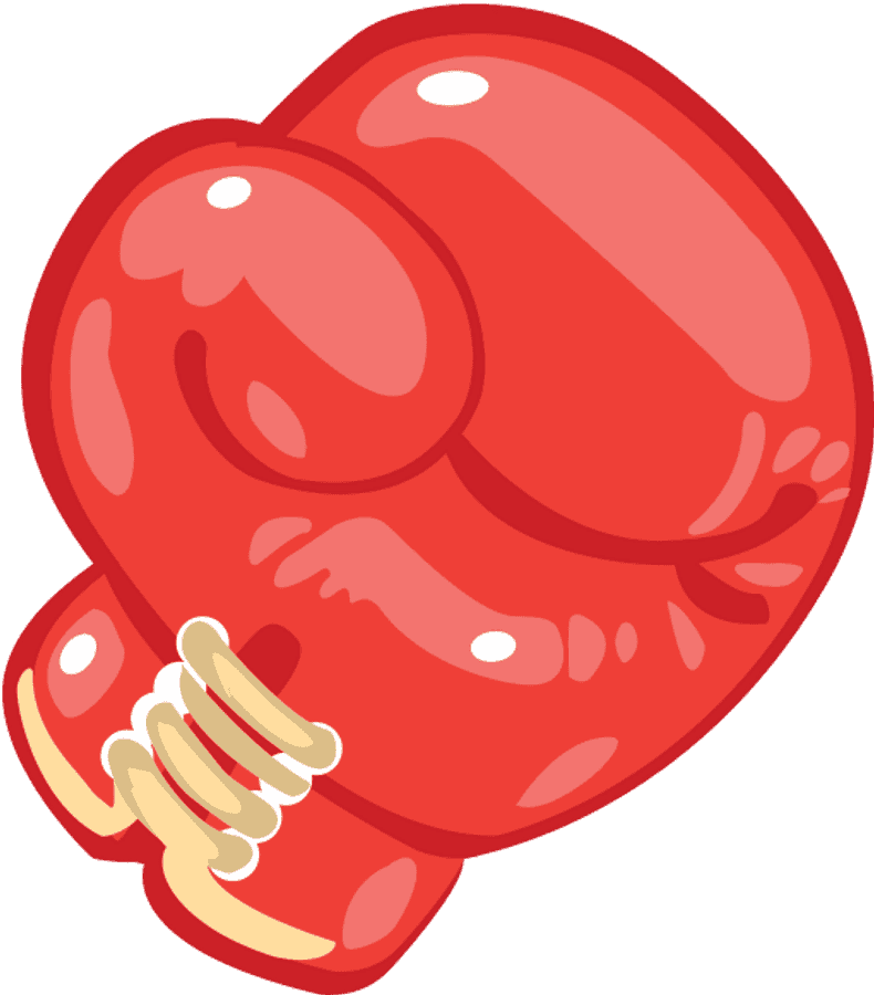 Boxing Glove Cartoon - Boxing Glove Transparent Background, HD Png Download