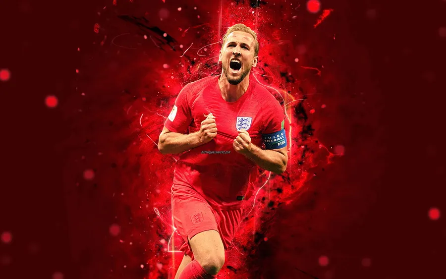 Harry Kane Red Background wallpaper.