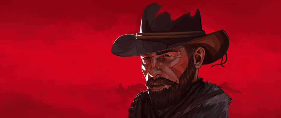 3440x1440pRed Dead Redemption 2 Hintergrund Hut