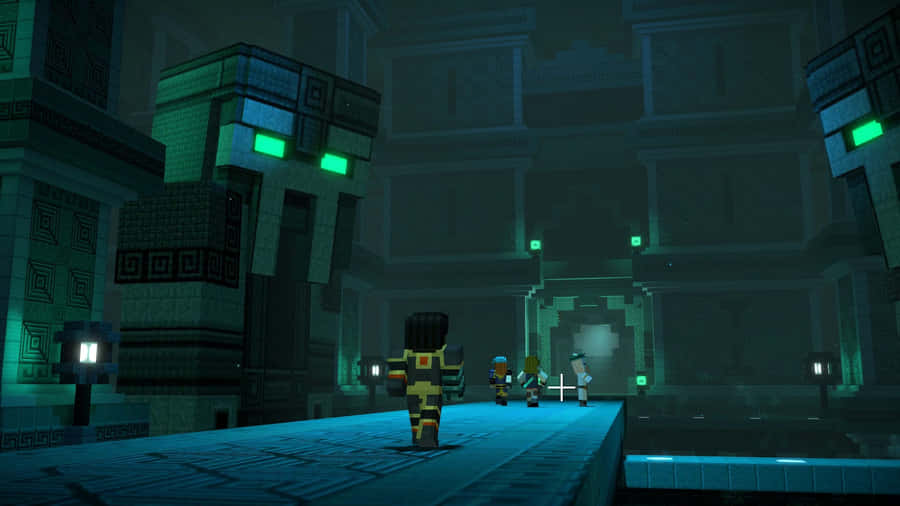 Papelde Parede Minecraft Story Mode 1920 x 1080