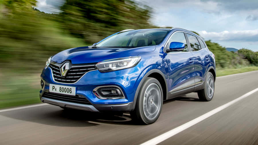 Renault Kadjar Azul em Movimento