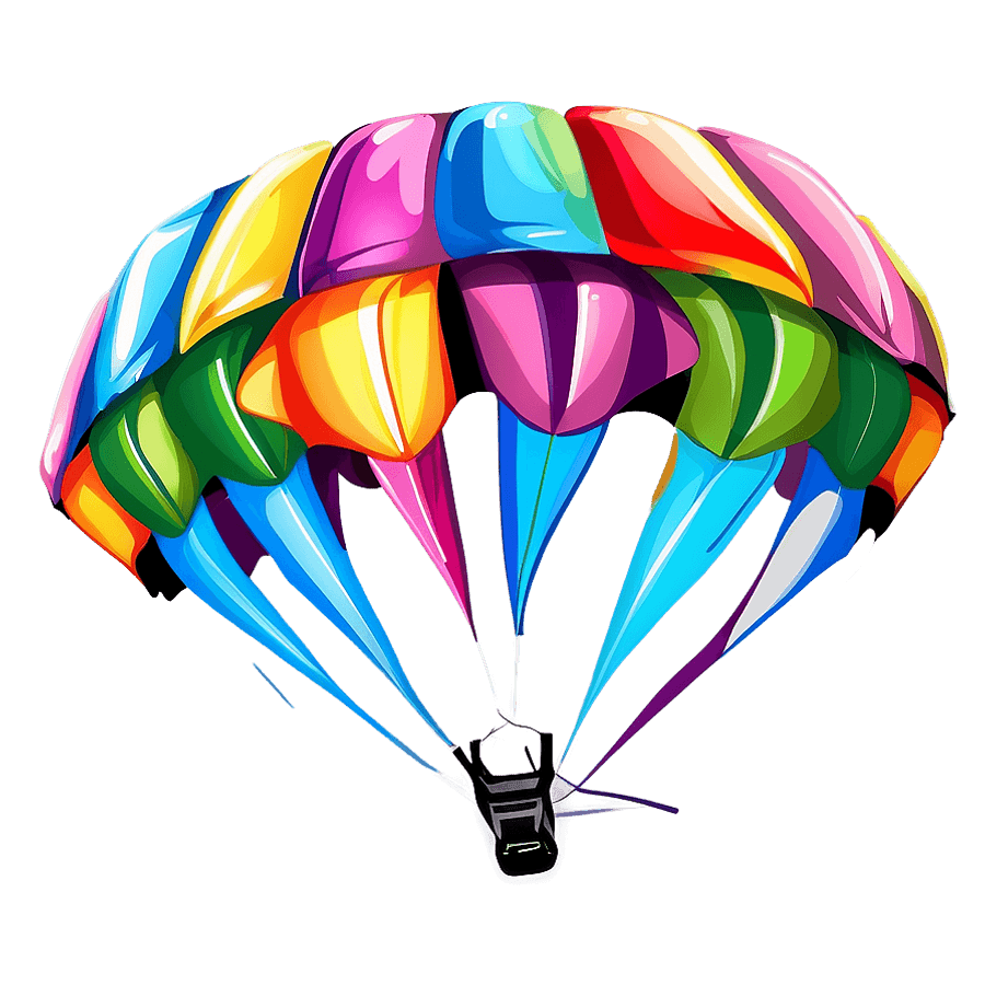 Colorful Parachute PNG 84