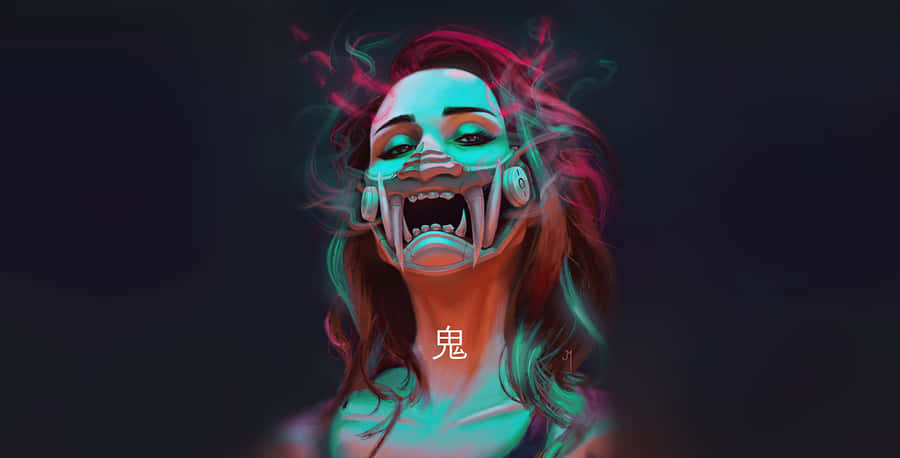 Yokai3840 x 1957 Hintergrundbild