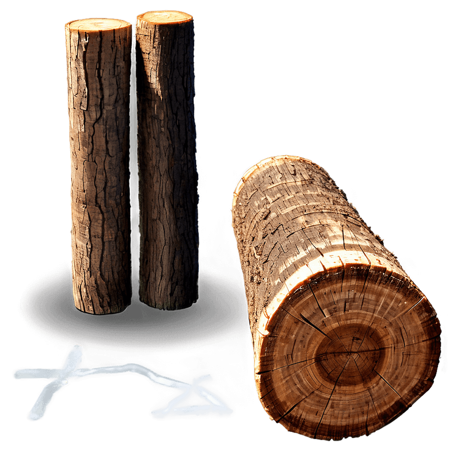 Wood Log Bundle PNG odl21