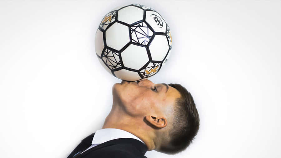 Freestyle Fußball-Ball-Balance-Trick