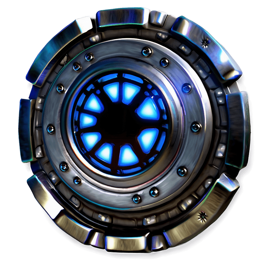 Arc Reactor Chest Piece PNG 97