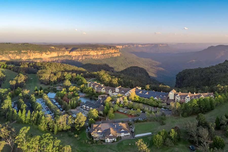 Nydde betagende udsigter over Blue Mountains National Park