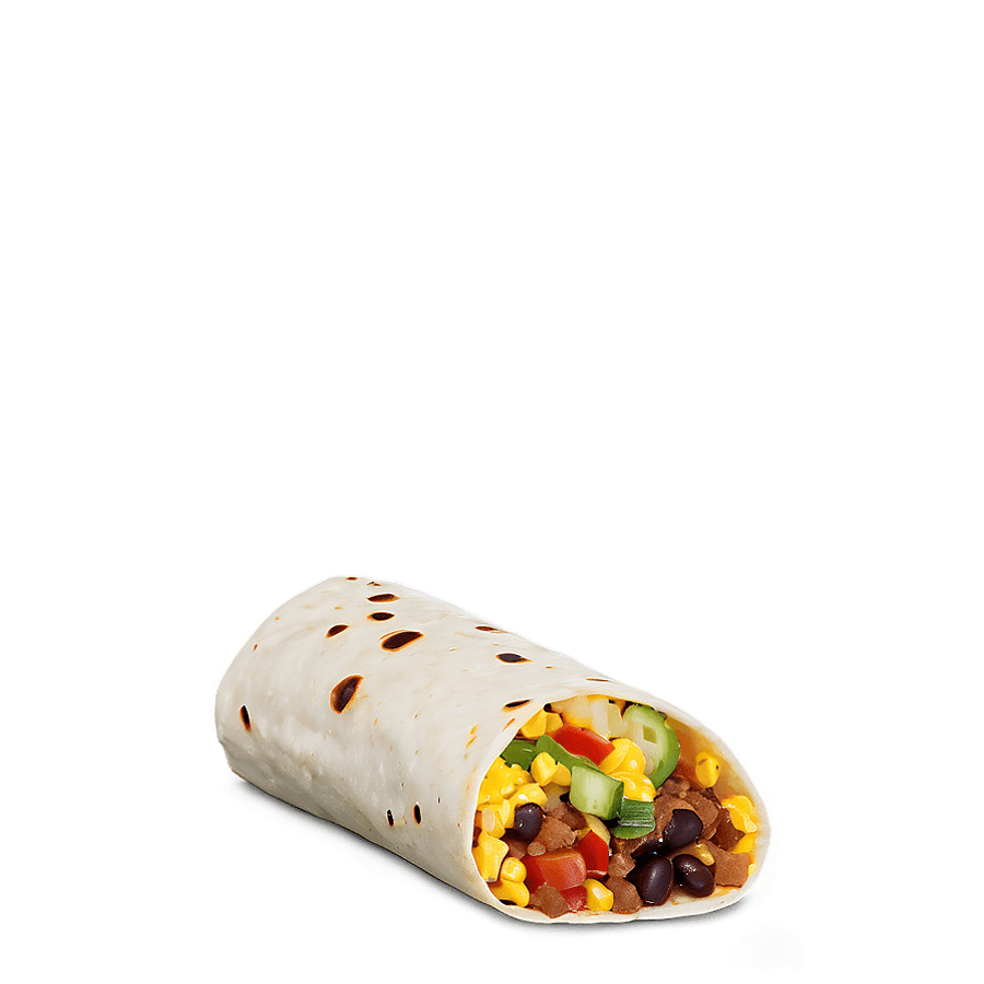 Authentic Mexican Burrito PNG gks