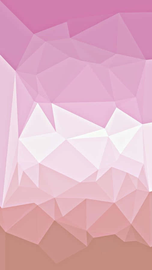 Fundo Geométrico Abstrato Rosa
