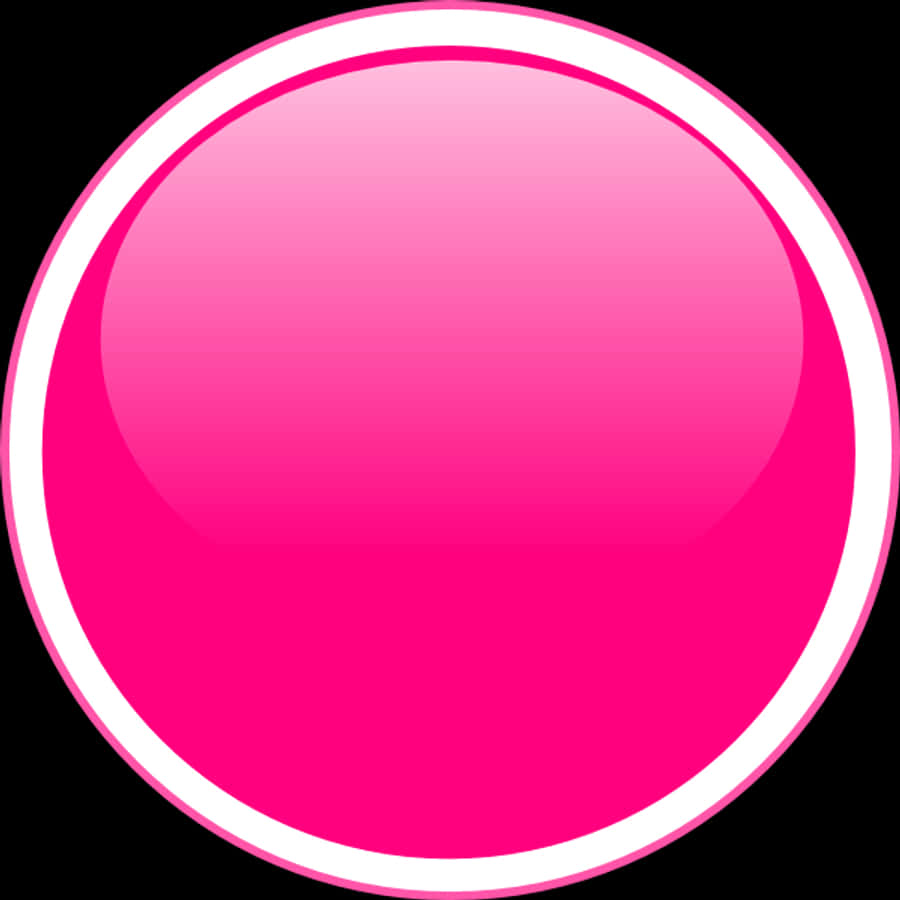Glossy Pink Circle Button Clip Art Png And Svg D0aysu - Pink Circle Design Png