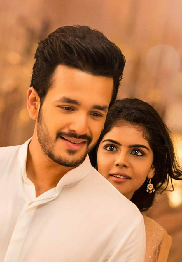 AkhilAkkineni und Kalyani Priyadarshan Nahaufnahme