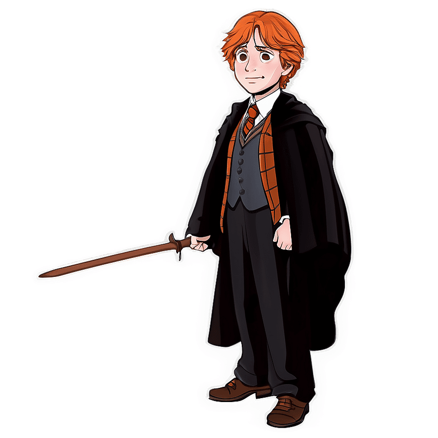 Ron Weasley Chibi Version PNG euk