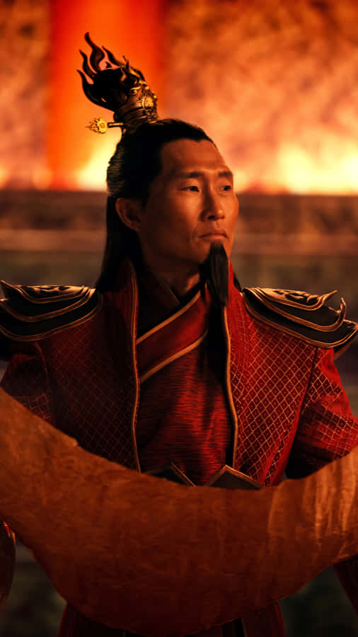 Feuerlord Ozai königliche Haltung