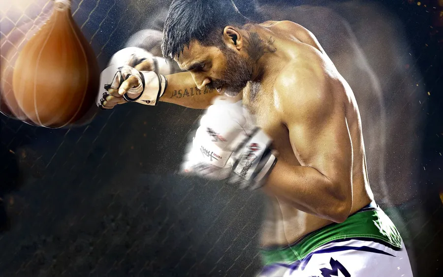 Akshay Kumar Boxing Workout wallpaper