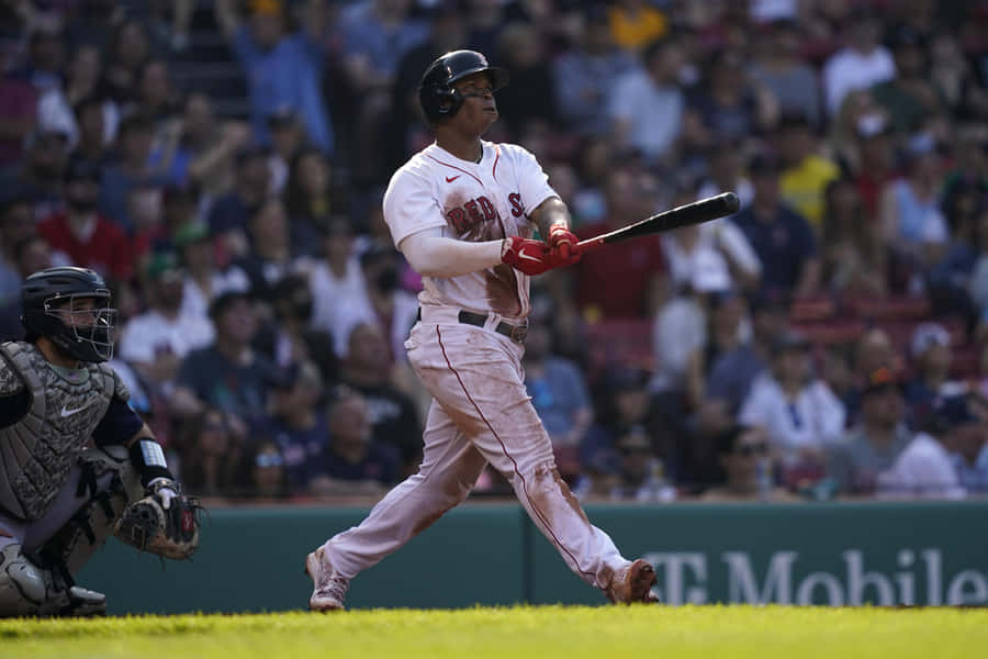 Ação de Swing de Beisebol no Jogo